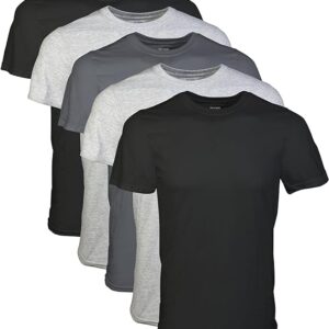 Gildan Men's Crew T-Shirts, Multipack